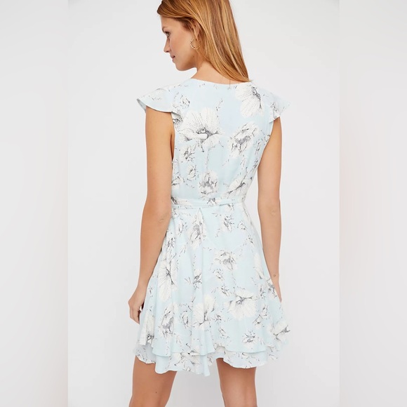 Free People French Quarter Wrap Minidress - Picture 3 of 8